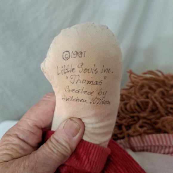 2000 Heritage Mint Sweet and Innocent Collection Cuddle Me Babies Boy Bibbs 21" - Picture 12 of 12